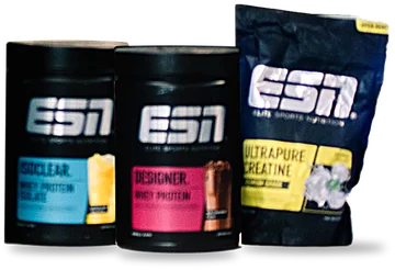 ESN-supplementen: whey en creatine